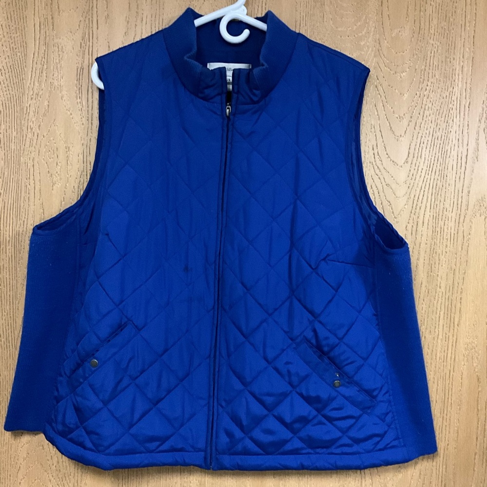 Croft & Barrow Royal Blue Women's Vest
